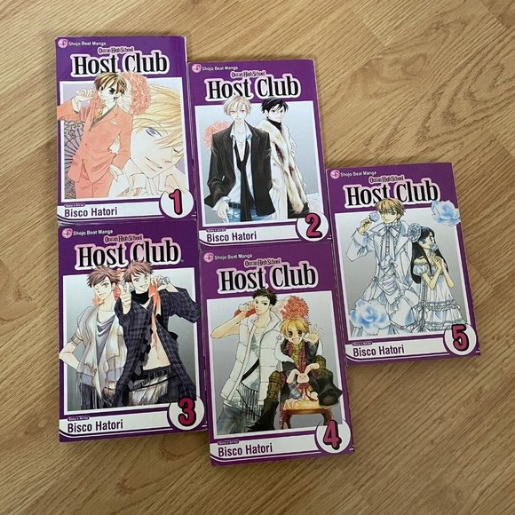 ouran high school host club Manga Lot Vol. 1-5 - Picture 1 of 5